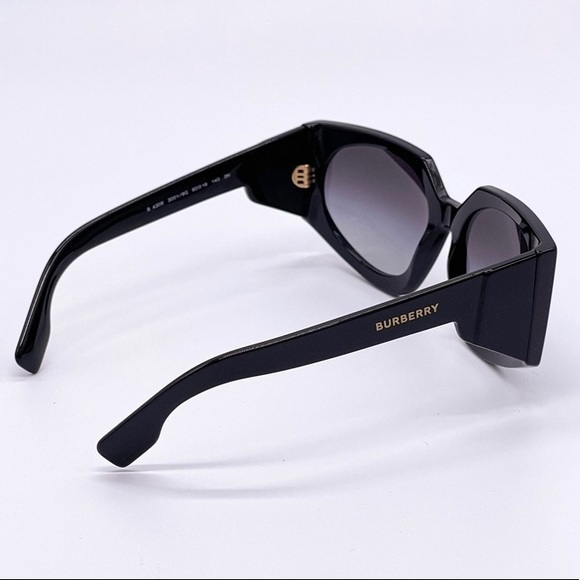 Burberry Black Be 4306 30018g Oval Sunglasses main image 5